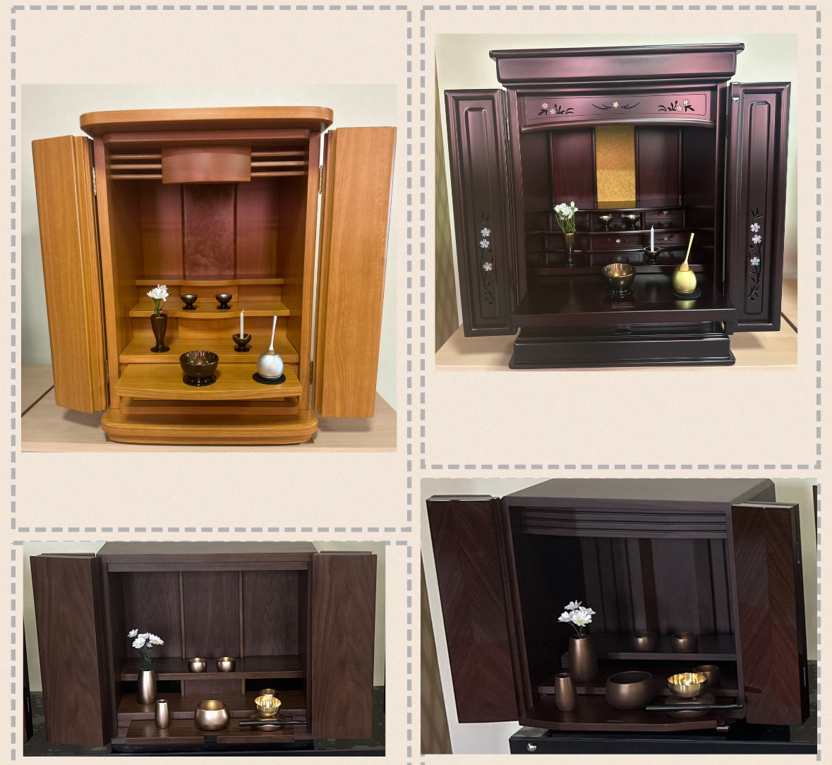 モダン仏壇・オシャレな仏具続々入荷！