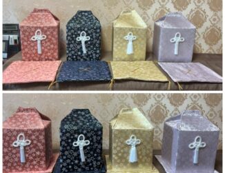 「カノン」シリーズの骨覆い・骨箱座布団入荷！